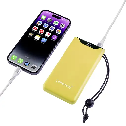 Intenso 7332039 batería externa Polímero de litio 10000 mAh Amarillo