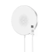 Celly MAGCHARGE cargador de dispositivo móvil Smartphone Plata, Blanco USB Cargado