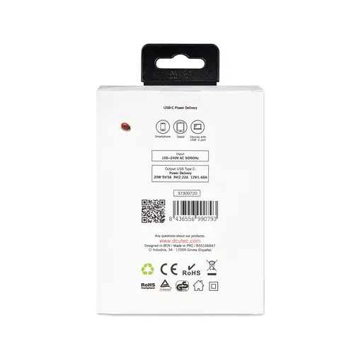 DCU Advance Tecnologic 37300720 cargador de dispositivo móvil Universal Blanco USB