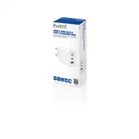 Ewent EW1325_R1 cargador de dispositivo móvil Universal Blanco Corriente alterna C