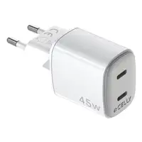 Celly UPTC2USBC45WWH cargador de dispositivo móvil Universal Blanco Corriente alte