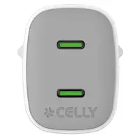 Celly UPTC2USBC45WWH cargador de dispositivo móvil Universal Blanco Corriente alte