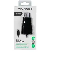 Vivanco TCVVMUSB1A Universal Negro Corriente alterna Interior