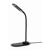 Gembird TA-WPC10-LED-01 cargador de dispositivo móvil Smartphone Negro CC Cargador