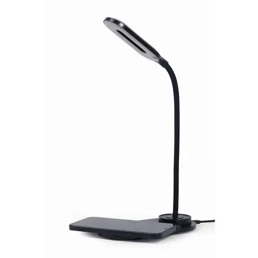 Gembird TA-WPC10-LED-01 cargador de dispositivo móvil Smartphone Negro CC Cargador
