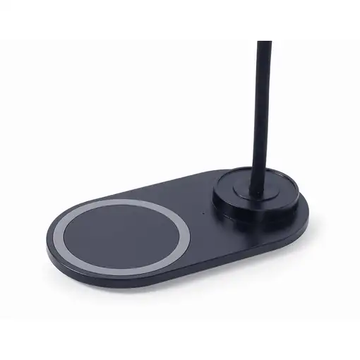 Gembird TA-WPC10-LED-01 cargador de dispositivo móvil Smartphone Negro CC Cargador