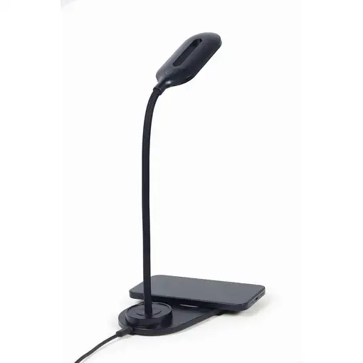 Gembird TA-WPC10-LED-01 cargador de dispositivo móvil Smartphone Negro CC Cargador