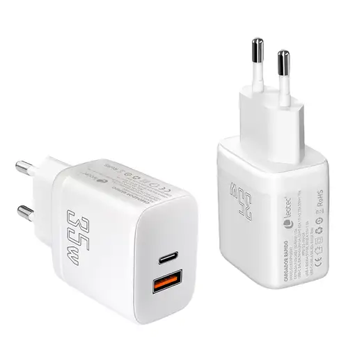 Leotec LECSPH35W2W cargador de dispositivo móvil Universal Blanco Corriente altern