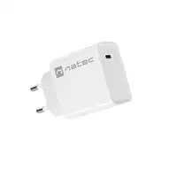 NATEC RIBERA Universal Blanco Corriente alterna Carga rápida Interior