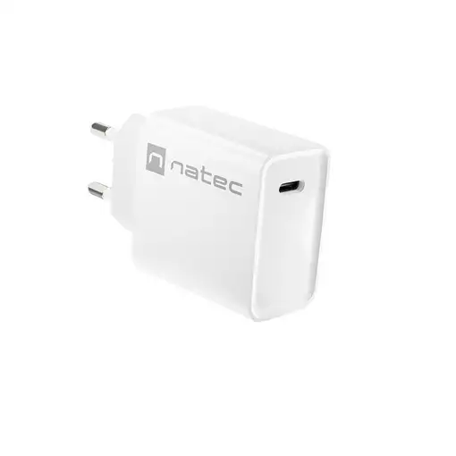 NATEC RIBERA Universal Blanco Corriente alterna Carga rápida Interior