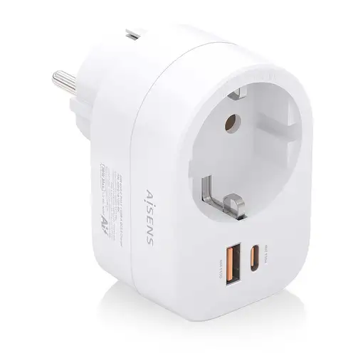 AISENS ASPS-1A1C06-W cargador de dispositivo móvil Universal Blanco Corriente alte