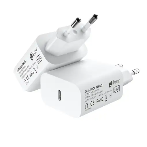 Leotec Cargador rápido 20W USB-C