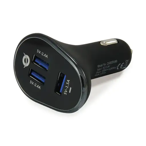 Conceptronic CARDEN06B cargador de dispositivo móvil Universal Negro Encendedor de