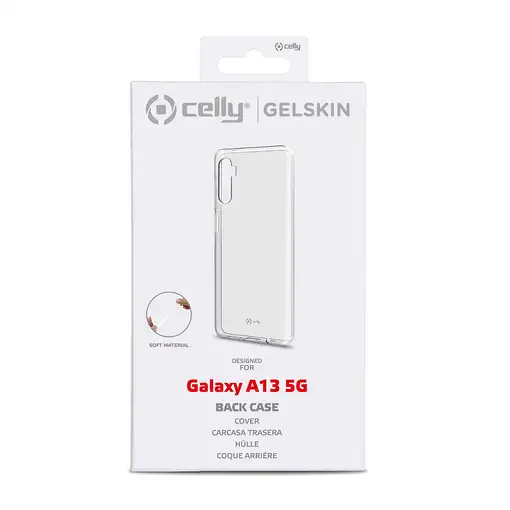 Celly Gelskin funda para teléfono móvil 16,5 cm (6.5") Transparente