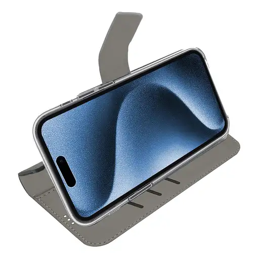 Celly WALLY1079 funda para teléfono móvil 16 cm (6.3") Funda cartera Negro