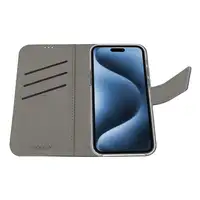 Celly WALLY1079 funda para teléfono móvil 16 cm (6.3") Funda cartera Negro