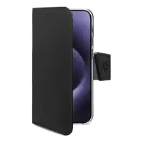 Celly WALLY1081 funda para teléfono móvil 17,5 cm (6.9") Funda cartera Negro