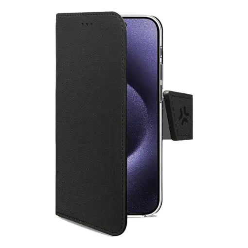 Celly WALLY1081 funda para teléfono móvil 17,5 cm (6.9") Funda cartera Negro