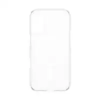 PanzerGlass ® HardCase Transparent w. White MagSafe iPhone 16 funda para teléfono