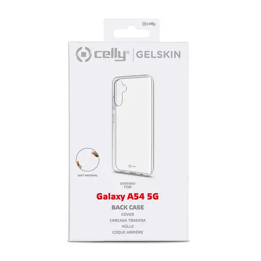 Celly GELSKIN funda para teléfono móvil 16,3 cm (6.4") Transparente
