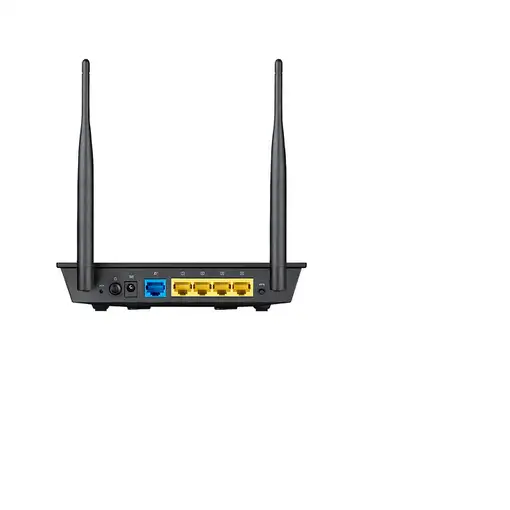 ASUS RT-N12E router inalámbrico Ethernet rápido Negro, Metálico