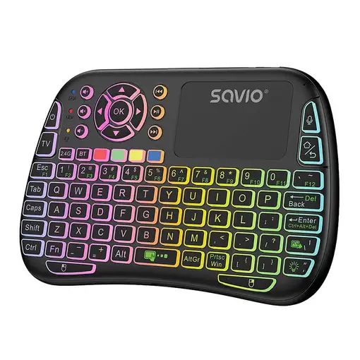 Savio SAVMKW-04 teclado para móvil QWERTY Inglés de EE. UU. USB Tipo C Negro