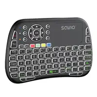 Savio SAVMKW-04 teclado para móvil QWERTY Inglés de EE. UU. USB Tipo C Negro