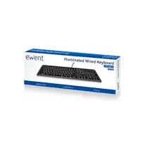 Ewent EW3269 teclado Universal USB QWERTY Español Negro