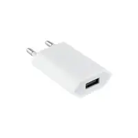 Nanocable MINI CARGADOR USB PARA IPOD IPHONE,5V-1A, BLANCO