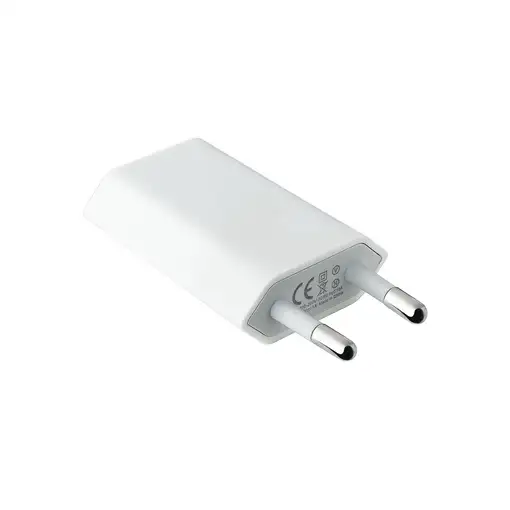 Nanocable MINI CARGADOR USB PARA IPOD IPHONE,5V-1A, BLANCO