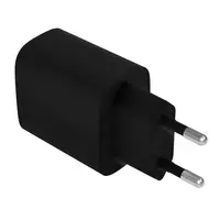 Leotec Cargador 20W 1xUSB-C PD + 1x USB-A Negro