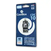 CoolBox CDC10 GPS, Teléfono móvil, MP3, MP4, Smartphone, Tableta Negro Encendedor