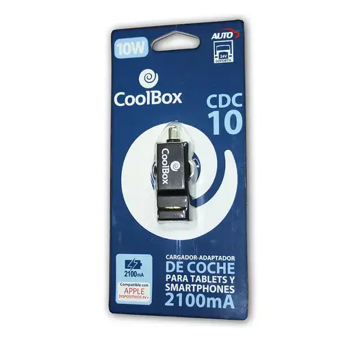 CoolBox CDC10 GPS, Teléfono móvil, MP3, MP4, Smartphone, Tableta Negro Encendedor