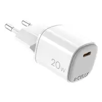 Celly UPTC1USBC20WWH cargador de dispositivo móvil Micrófono, Smartphone, Reloj in