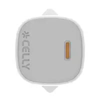 Celly UPTC1USBC20WWH cargador de dispositivo móvil Micrófono, Smartphone, Reloj in