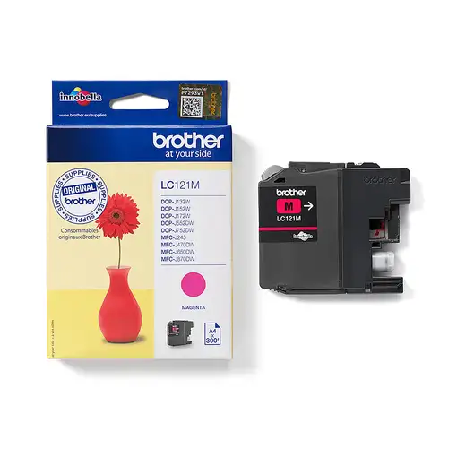 Brother LC121M cartucho de tinta 1 pieza(s) Original Magenta