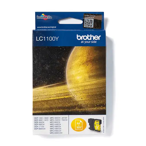 Brother LC1100Y cartucho de tinta 1 pieza(s) Original Amarillo