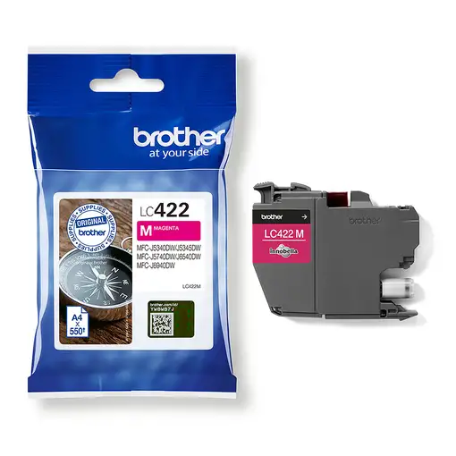 Brother LC422M cartucho de tinta 1 pieza(s) Original Magenta
