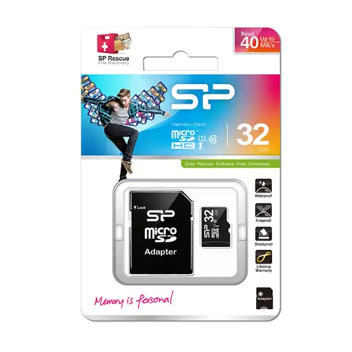 Silicon Power SP032GBSTH010V10SP memoria flash 32 GB MicroSDHC UHS-I Clase 10
