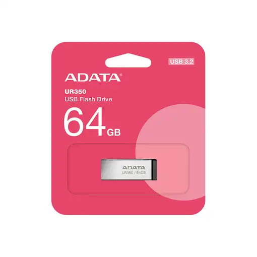 ADATA UR350 unidad flash USB 64 GB USB tipo A 3.2 Gen 1 (3.1 Gen 1) Negro