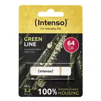 Intenso Green Line unidad flash USB 64 GB USB tipo A 3.2 Gen 1 (3.1 Gen 1) Beige,