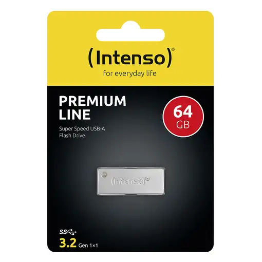 Intenso Premium Line unidad flash USB 32 GB USB tipo A 3.2 Gen 1 (3.1 Gen 1) Plata