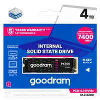 Goodram PX700 SSD SSDPR-PX700-04T-80 unidad de estado sólido 4,1 TB M.2 PCI Expres