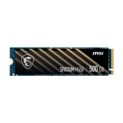 MSI Spatium M450 PCIe 4.0 NVMe M.2 500GB PCI Express 4.0 3D NAND