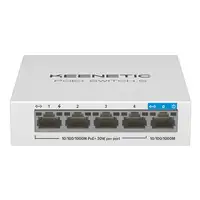 Keenetic Switch Gigabit de 5 puertos con 4 puertos PoE+ y asignación de energía de