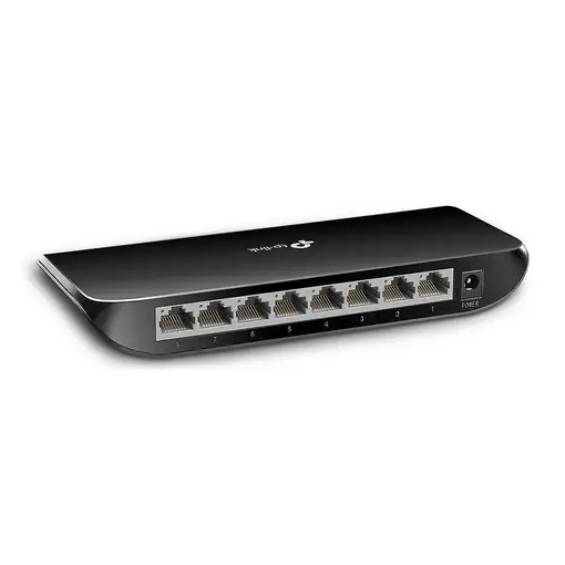 TP-Link TL-SG1008D No administrado Gigabit Ethernet (10/100/1000) Negro