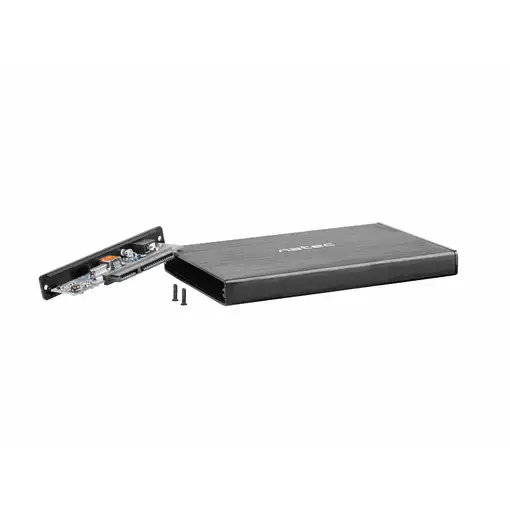 NATEC NKZ-0941 caja para disco duro externo Carcasa de disco duro/SSD Negro 2.5"