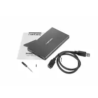NATEC NKZ-0941 caja para disco duro externo Carcasa de disco duro/SSD Negro 2.5"
