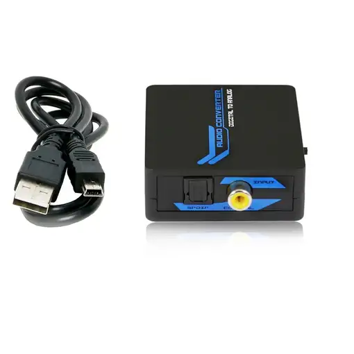 DCU Advance Tecnologic 30505052 cable de audio 0 m Toslink RCA Negro, Azul