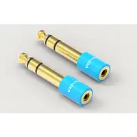 Vention Adaptador Jack VAB-S01-L/ Jack 6.5 Macho - Jack 3.5 Hembra/ Azul